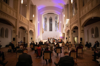 Die Markuskirche München bei der 100-Jahr-Feier (Bild: elkb/mck)