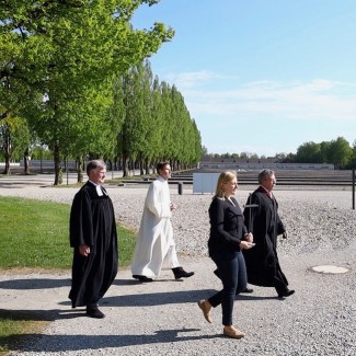 Kirchen gedenken aller KZ-Opfer im einstigen Häftlingslager Dachau